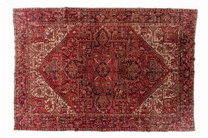 Tappeto Persiano Heritz. 400X302 visione dall'alto