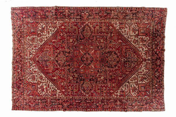 Tappeto Persiano Heritz. 400X302 visione dall'alto