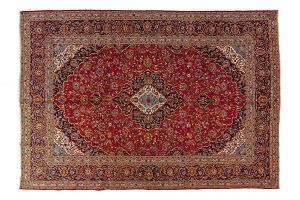 Tappeto Persiano Kashan. 406x296 visione dall'alto