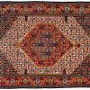 Tappeto Persiano Senneh. 200X137 visione dall'alto