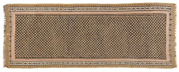 Tappeto Persiano Kilim. 343X130 visione dall'alto