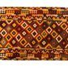 Tappeto Persiano Kilim Senneh. 385 x 222 visione dall'alto