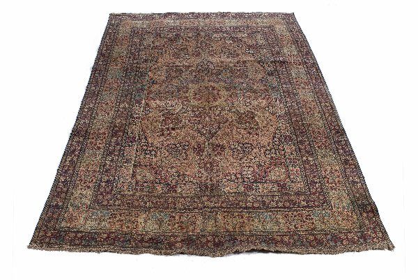 Tappeto Persiano Kerman Antico 341x240 cm - immagine 2