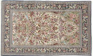 Tappeto Persiano Kum 240 x 150 visione dall'alto
