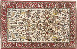 Tappeto Persiano Kum 254 x 160 visione dall'alto