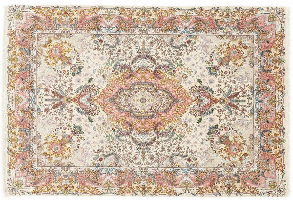Tappeto Persiano Tabriz 250 x 174 visione dall'alto