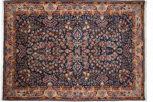 Tappeto Kerman 100 287 x 203 visione dall'alto