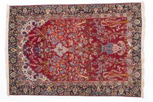 Tappeto Persiano Isfahan 148 x 104 visione dall'alto