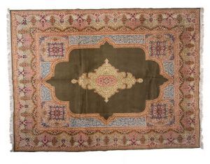 Tappeto Persiano Kerman 380 x 280 visione dall'alto
