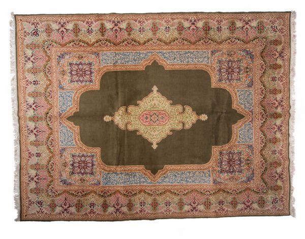 Tappeto Persiano Kerman 380 x 280 visione dall'alto