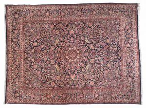 Tappeto Persiano Kerman 400 x 300 visione dall'alto