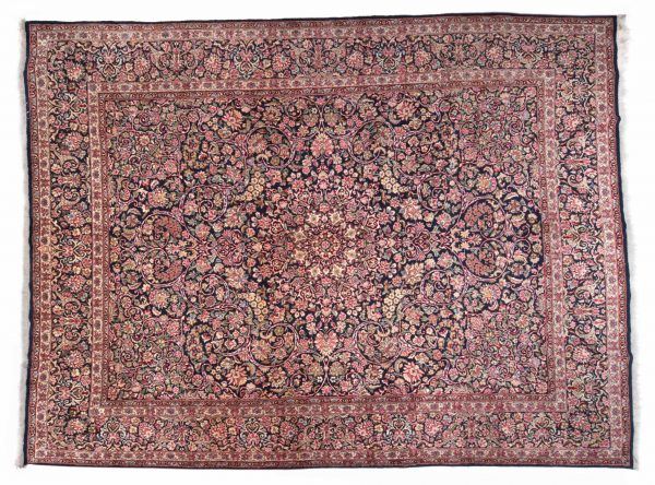 Tappeto Persiano Kerman 400 x 300 visione dall'alto
