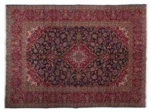 Tappeto Persiano Kashan 345 x 255 visione dall'alto
