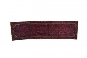 Tappeto Persiano Hamadan 415 x 115 visione dall'alto