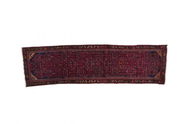 Tappeto Persiano Hamadan 415 x 115 visione dall'alto
