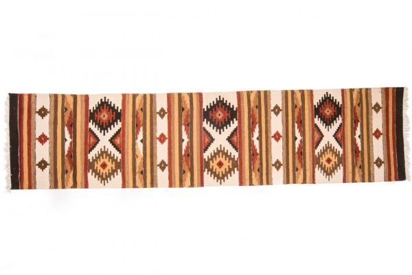 Tappeto Indiano Kilim 430 x 75 visione dall'alto