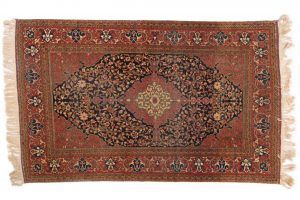Tappeto Persiano Farahan Antico 211 x 133 visione dall'alto