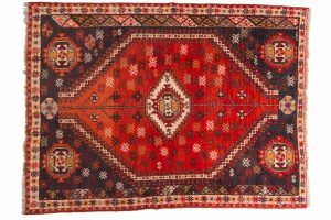 Tappeto Persiano Shiraz 260 x 200 visione dall'alto