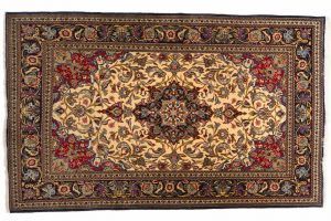 Tappeto Persiano Kum 250 x 154 visione dall'alto