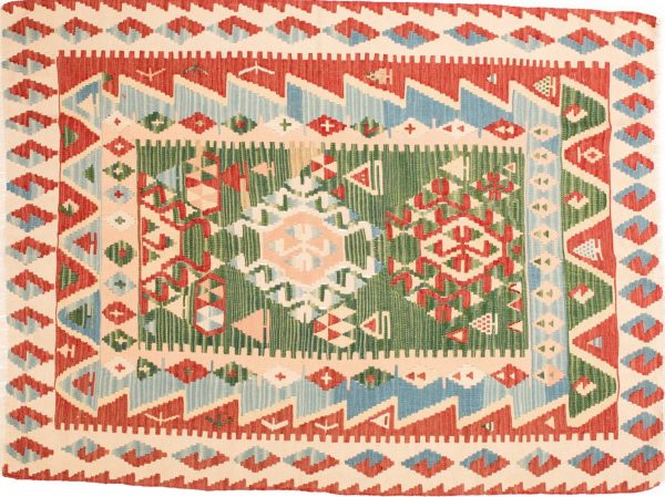 Tappeto Anatolico Kilim 163 x 121 visione dall'alto