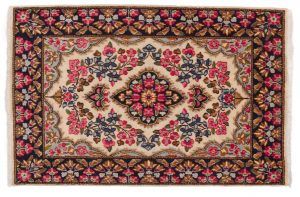 Tappeto Persiano Kerman 145 x 95 visione dall'alto