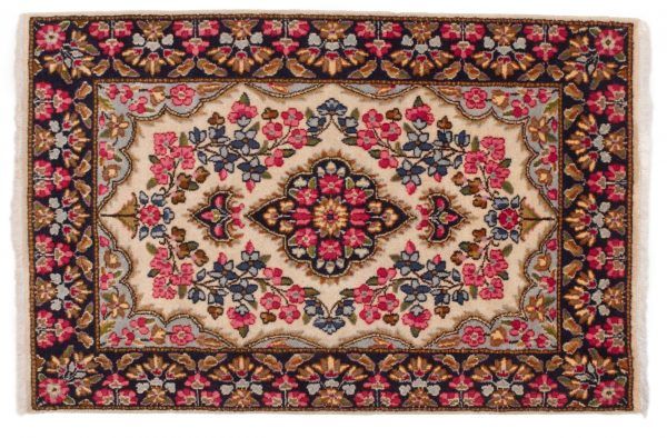 Tappeto Persiano Kerman 145 x 95 visione dall'alto