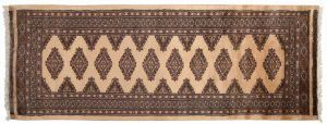Tappeto Passatoia Pakistan Kashmir 210x80cm visione dall'alto