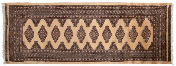 Tappeto Passatoia Pakistan Kashmir 210x80cm visione dall'alto