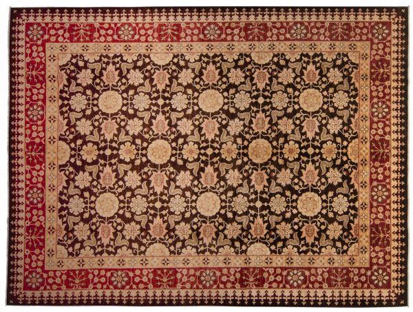 Tappeto Afgano Hamaliya 357x270cm visione dall'alto