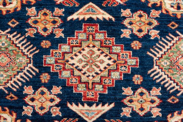 Tappeto Afgano Kazak 199x149 cm Dettaglio
