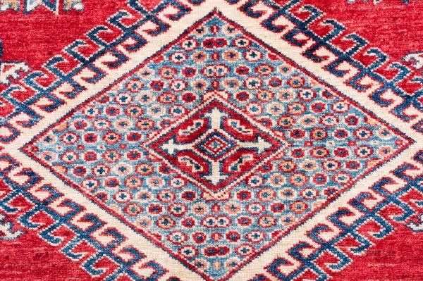 Tappeto Afgano Kazak Gold 189x204 cm Dettaglio DSC5762