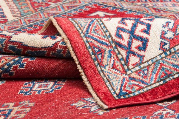 Tappeto Afgano Kazak Gold 189x204 cm Dettaglio DSC5762