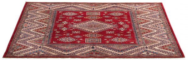Tappeto Afgano Kazak Gold 189x204 cm Prospettiva DSC5761