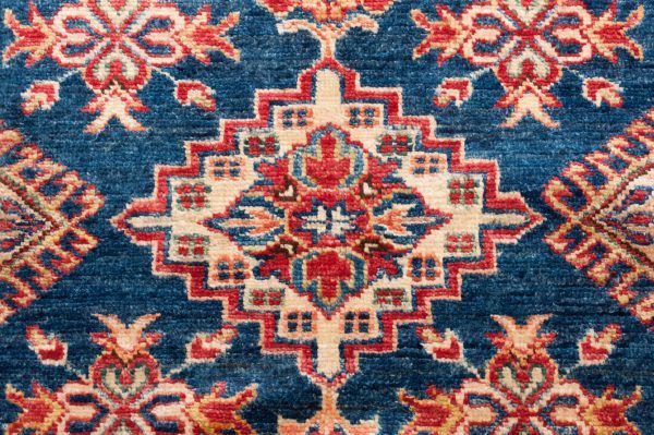 Tappeto Afgano Kazak Gold 190x181 cm Dettaglio