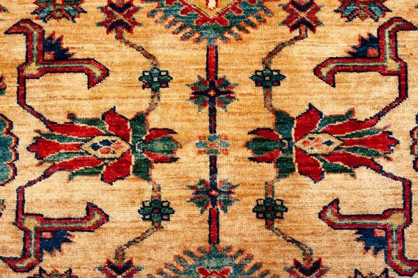 Tappeto-Afgano-Kazak-Gold-366x263cm-dettaglio