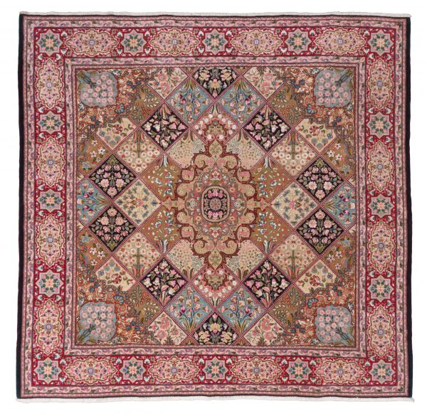 Tappeto Cinese Berkana 239x226cm visione dall'alto