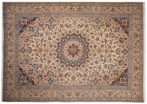 -Tappeto Persiano Nain 363x257cm alto