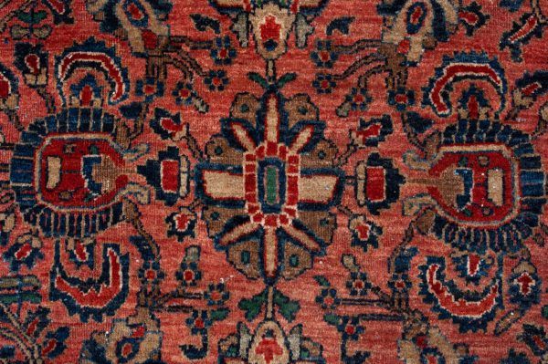 Tappeto-Persiano-Saruk-Antico-348x236cm-dettaglio