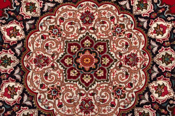 -Tappeto Persiano Tabriz 302x254cm dettaglio
