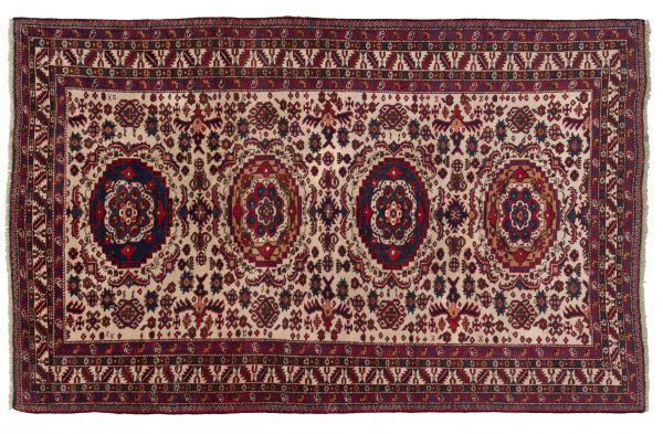 Tappeto Russo Shirvan 267x156cm visione dall'alto