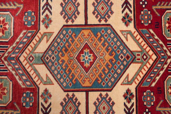 TappetoAfgano Shirwan 199x154 cm Dettaglio