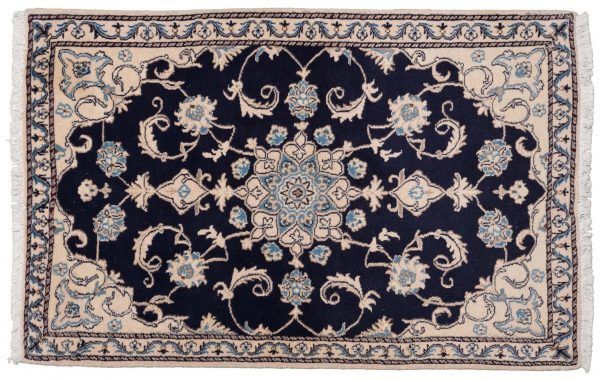 Tappeto Persiano Nain 144x90cm visione dall'alto