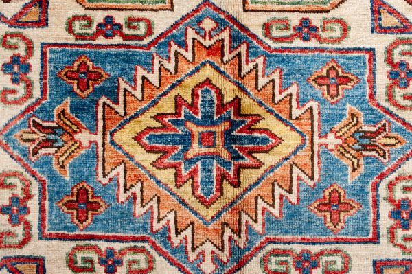 Tappeto-Afgano-Kazak-Super-Dettaglio