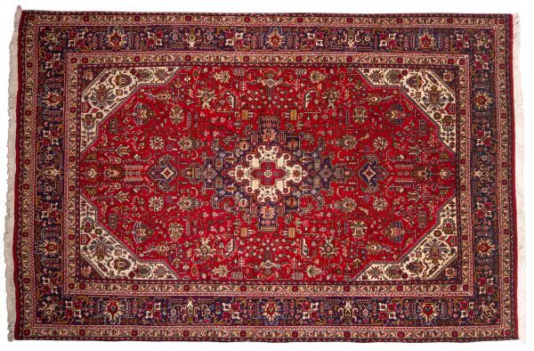 Tappeto Persiano Kashan 293x200cm visione dall'alto
