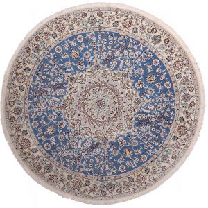 Tappeto Persiano Nain 244cm visione dall'alto