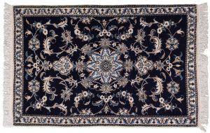 Tappeto Persiano Nain 135x87cm visione dall'alto