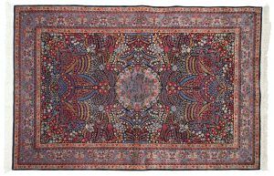 Tappeto Cinese Berkana 274x183cm visione dall'alto