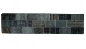 FZ 4521 Tappeto Afgano Patchwork 314x77cm visione dall'alto