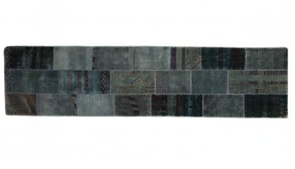 FZ 4521 Tappeto Afgano Patchwork 314x77cm visione dall'alto