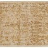 Tappeto Nepal Design color oro 153x102cm visione dall'alto